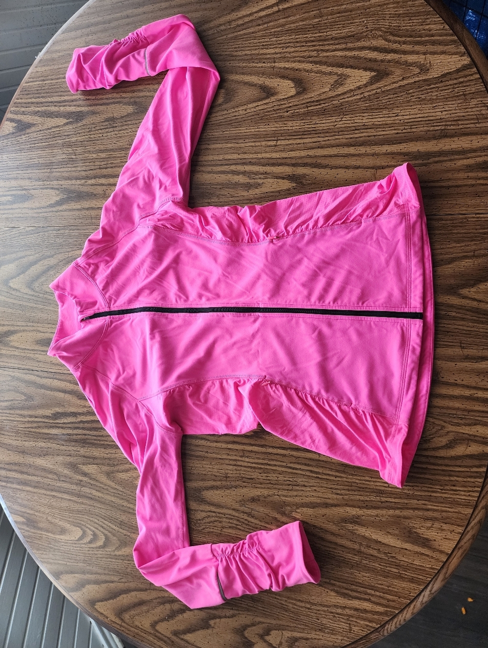 Victoria Secret Bright Pink Zip-Up Active Jacket L